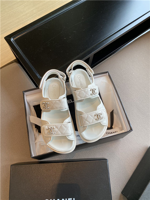 Ch**el flat beach shoes sandals