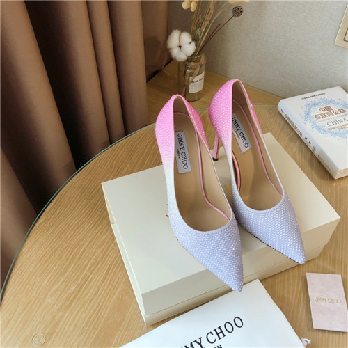 J1m*y Ch00 pearl high heels sandals