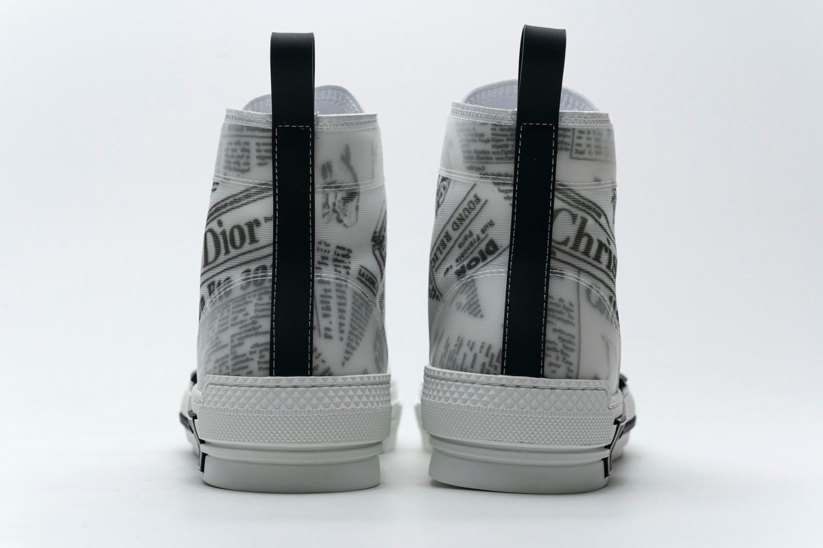 Converse Dupes D10r B23 Oblique Transparency High H565 White Black