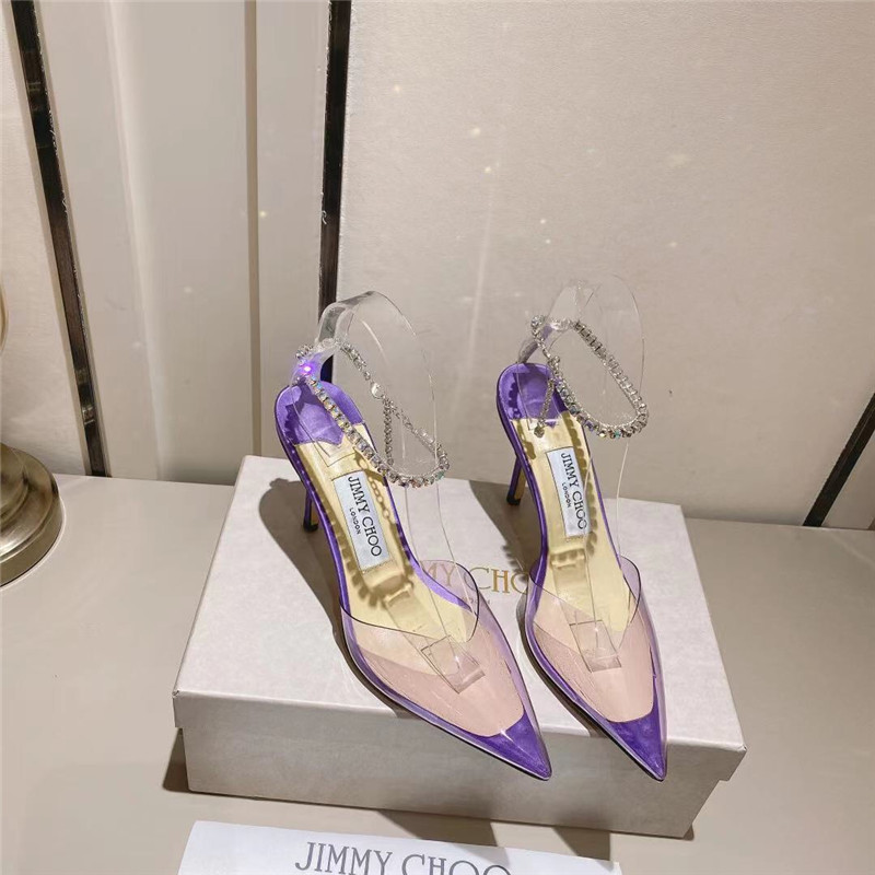 J1m*y Ch00 Paris window custom high-heeled sandals