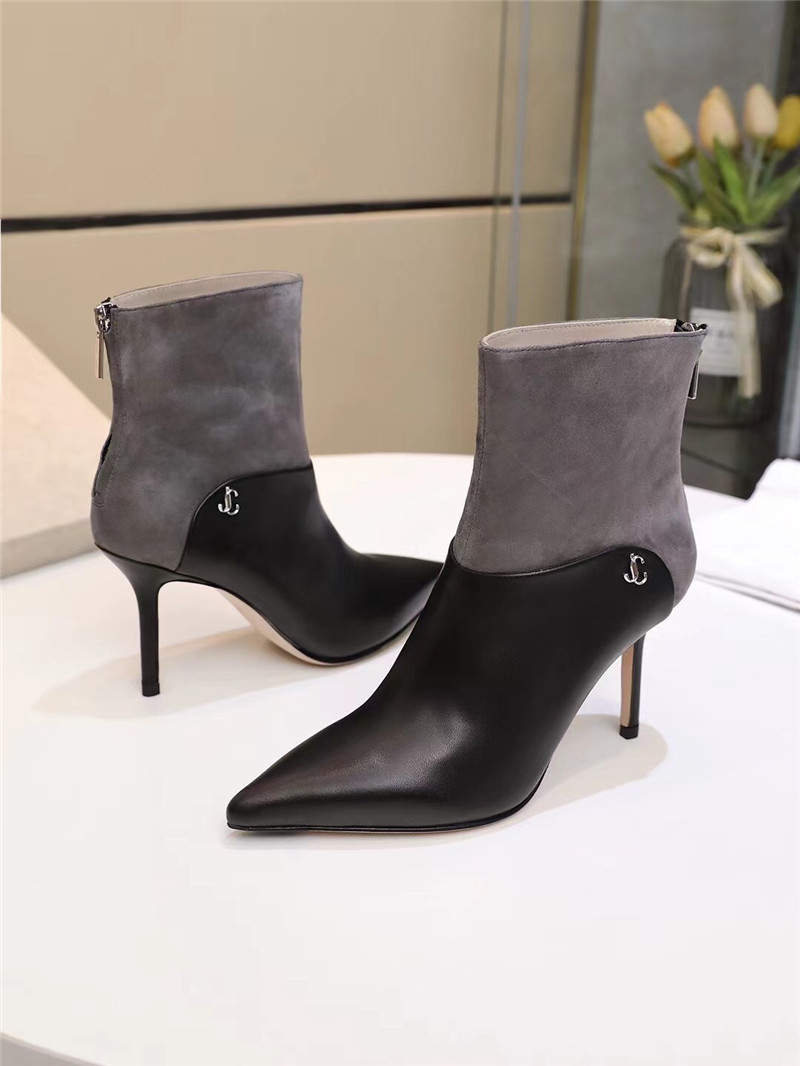 J1m*y Ch00 Pearl Heels Dupe pointed high heel ankle boots