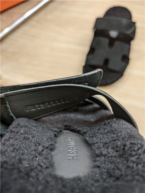 H**me5 lamb wool flat slippers