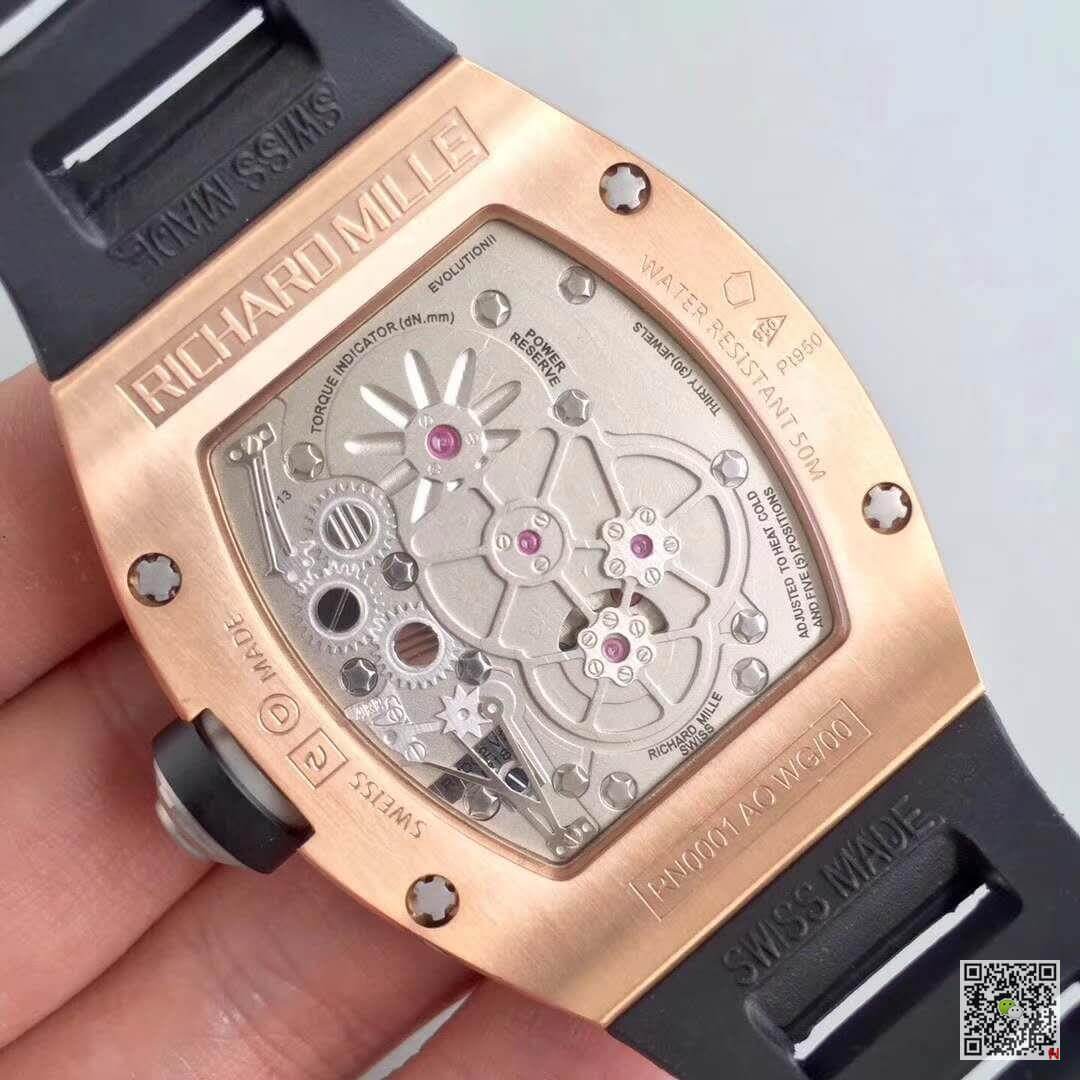Replica Richard Mille RM001 Tourbillon JB factory 1:1 Best Edition Swiss Tourbillon