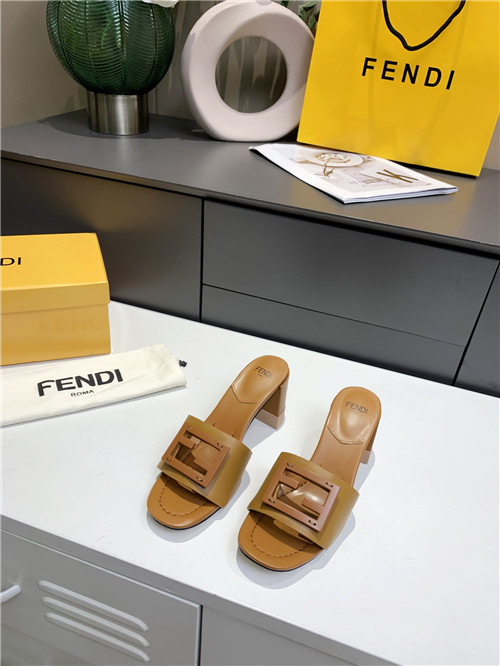 F**di thick heel sandals