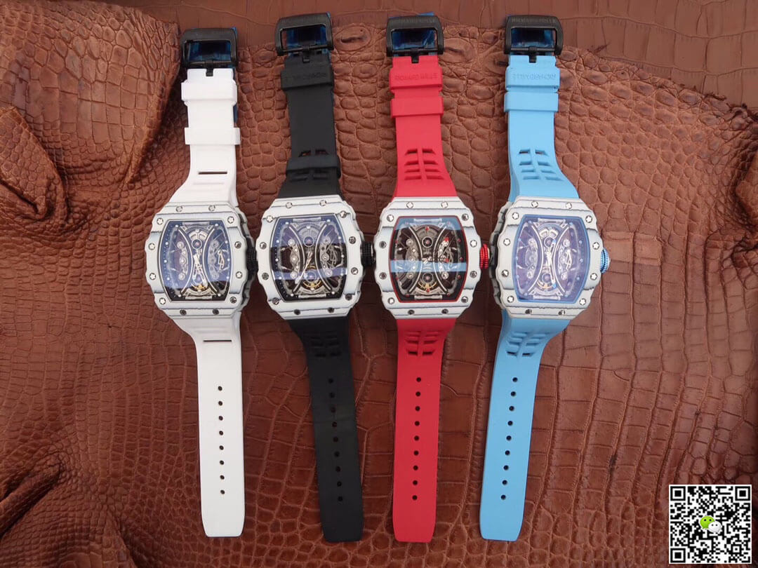 Replica Richard Mille RM53-01 1:1 Best Edition KV Factory White TPT Carbon Fiber