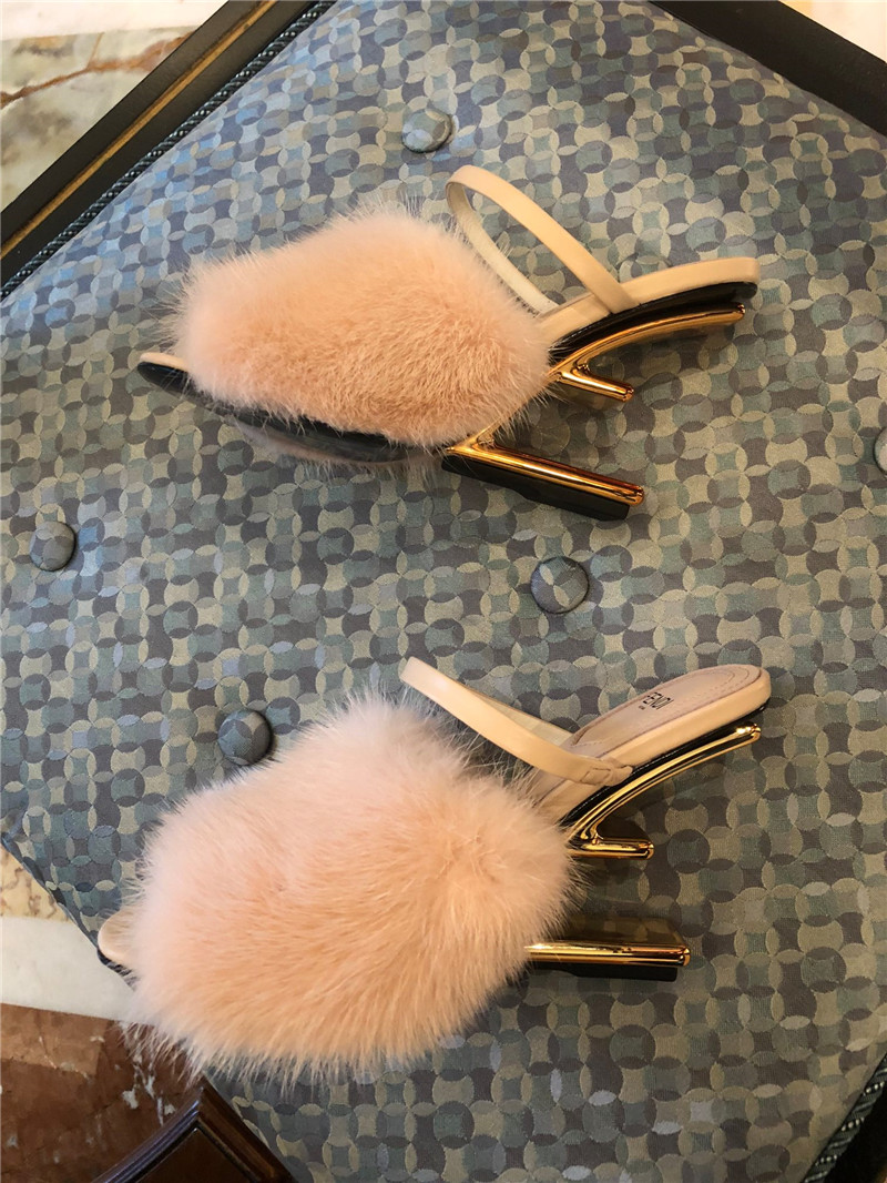 F**di first high-heeled sandal