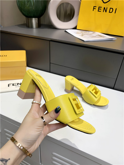 F**di thick heel sandals