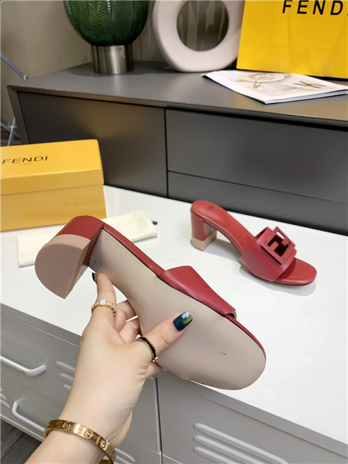 F**di thick heel sandals