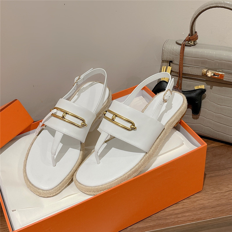 H**me5 knitted flat sandals