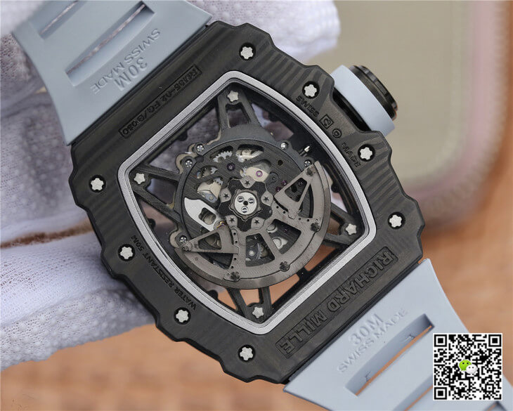 Replica Richard Mille RM-035 KV Factory 1:1 Best Edition Black Carbon Fiber
