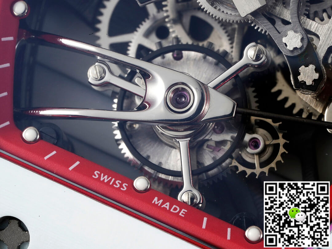 Replica Richard Mille RM27-02 Rafael Nadal Tourbillon 1:1 Best Edition RM Factory Red Rubber Strap