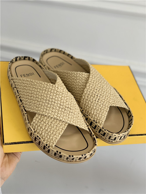 F**di woven slippers sandals