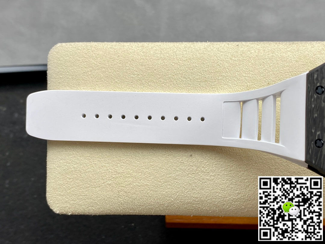 Replica Richard Mille RM-055 1:1 Best Edition BBR Factory White Strap