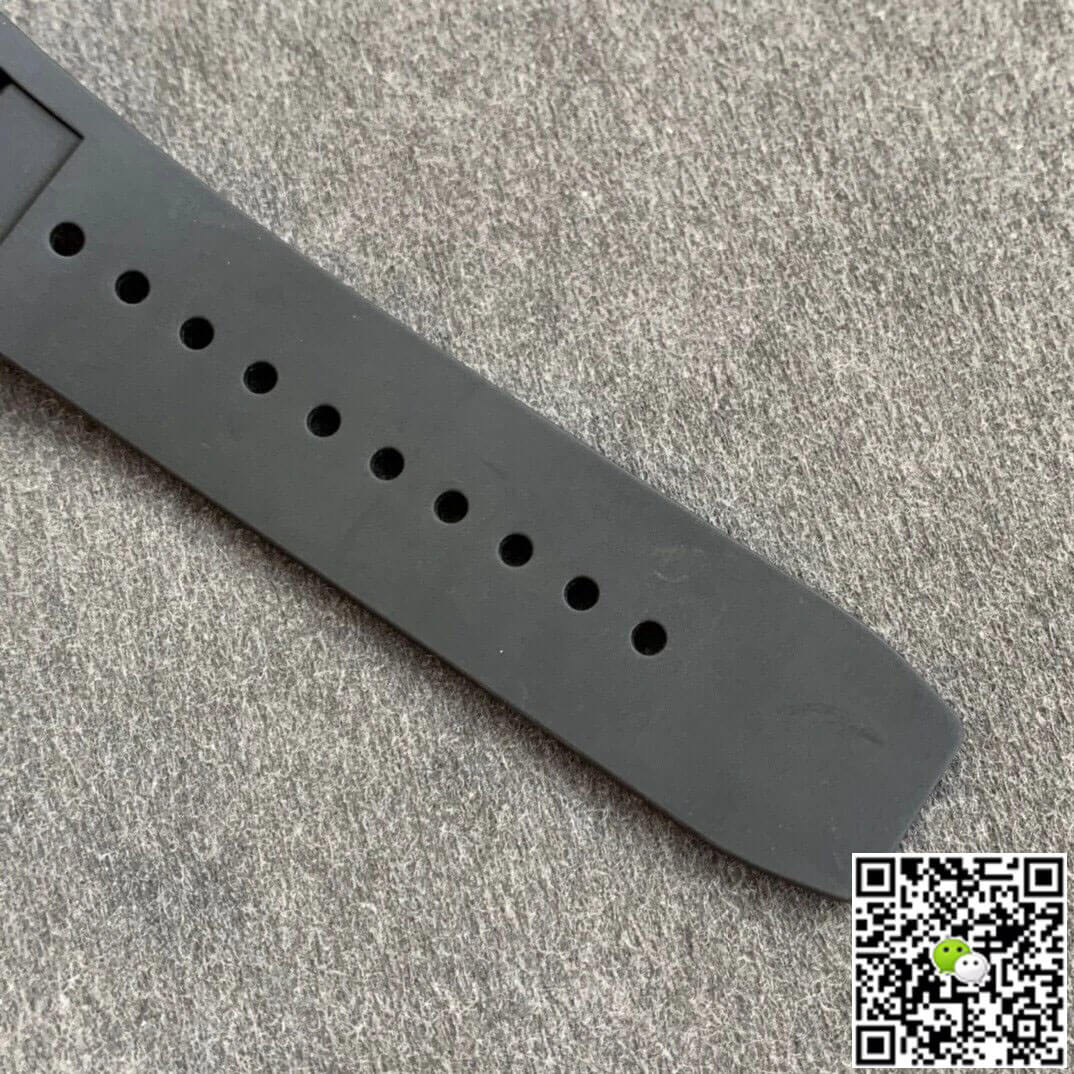 Replica Richard Mille RM055 1:1 Best Edition KV Factory V2 Black Ceramic Rubber Strap