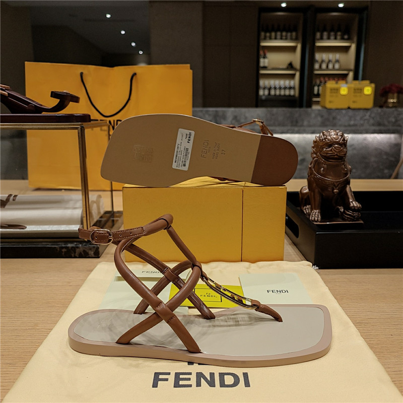 F**di flat beach sandals