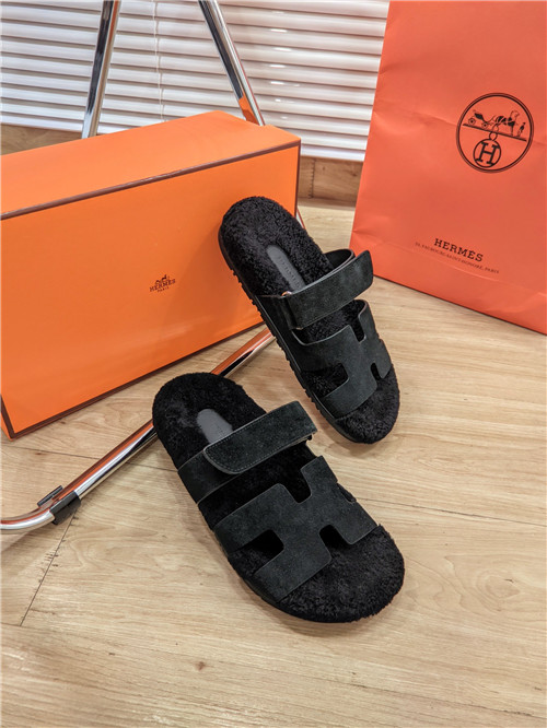 H**me5 lamb wool flat slippers