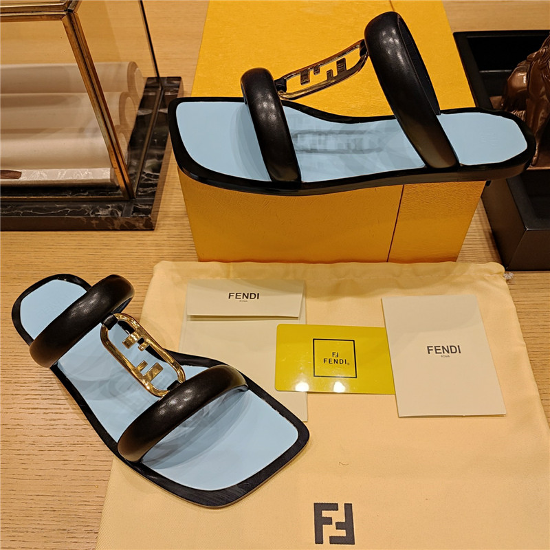 F**di flat beach sandals