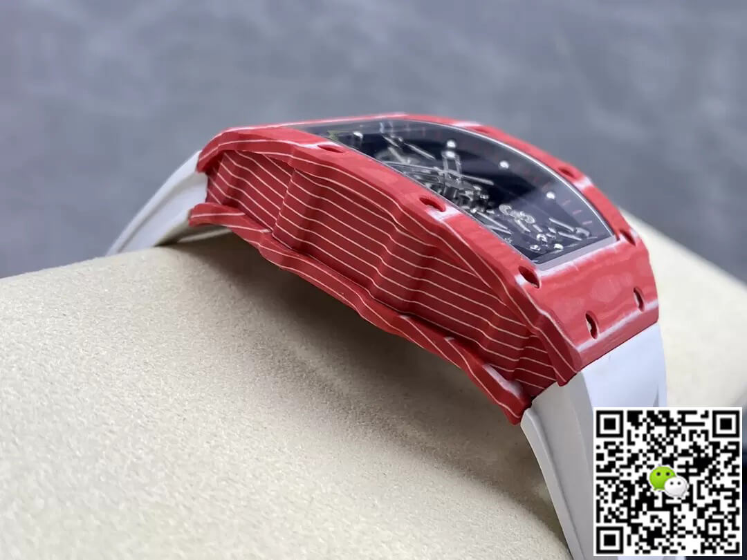 Richard Mille Replica RM35-02 1:1 Best Edition T+ Factory NTPT Carbon Fiber White Strap