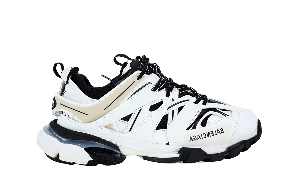 Ba1en*iaga TRACK LED SNEAKER WHITE BLACK