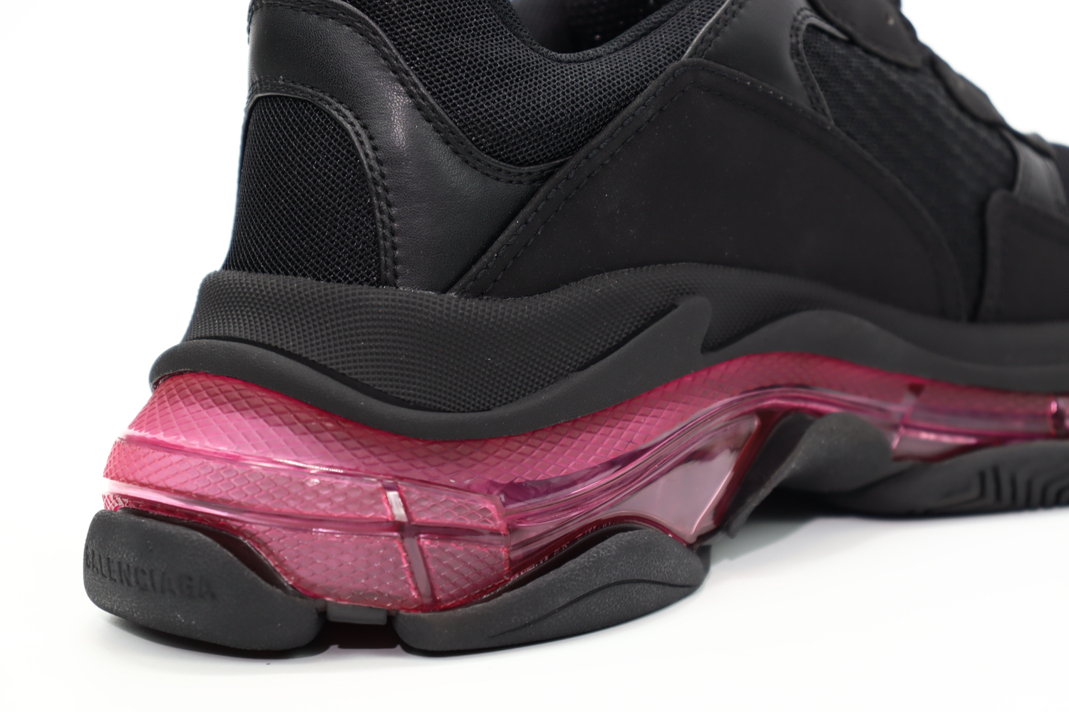 Ba1en*iaga Triple S   Black purple Replica