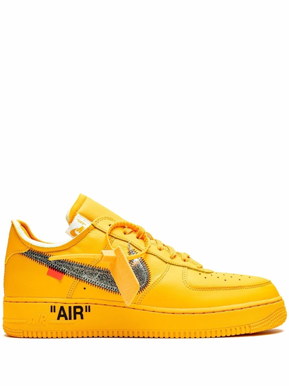 Off White Replica X Nike Air Force 1 Low "University Gold" sneakers