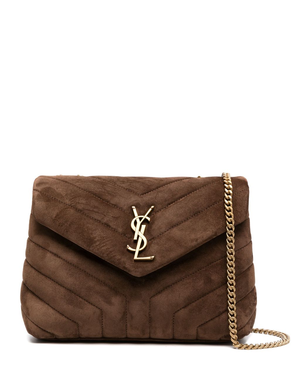 Y51 Replica Sa1nt Lau*nt small Loulou suede shoulder bag