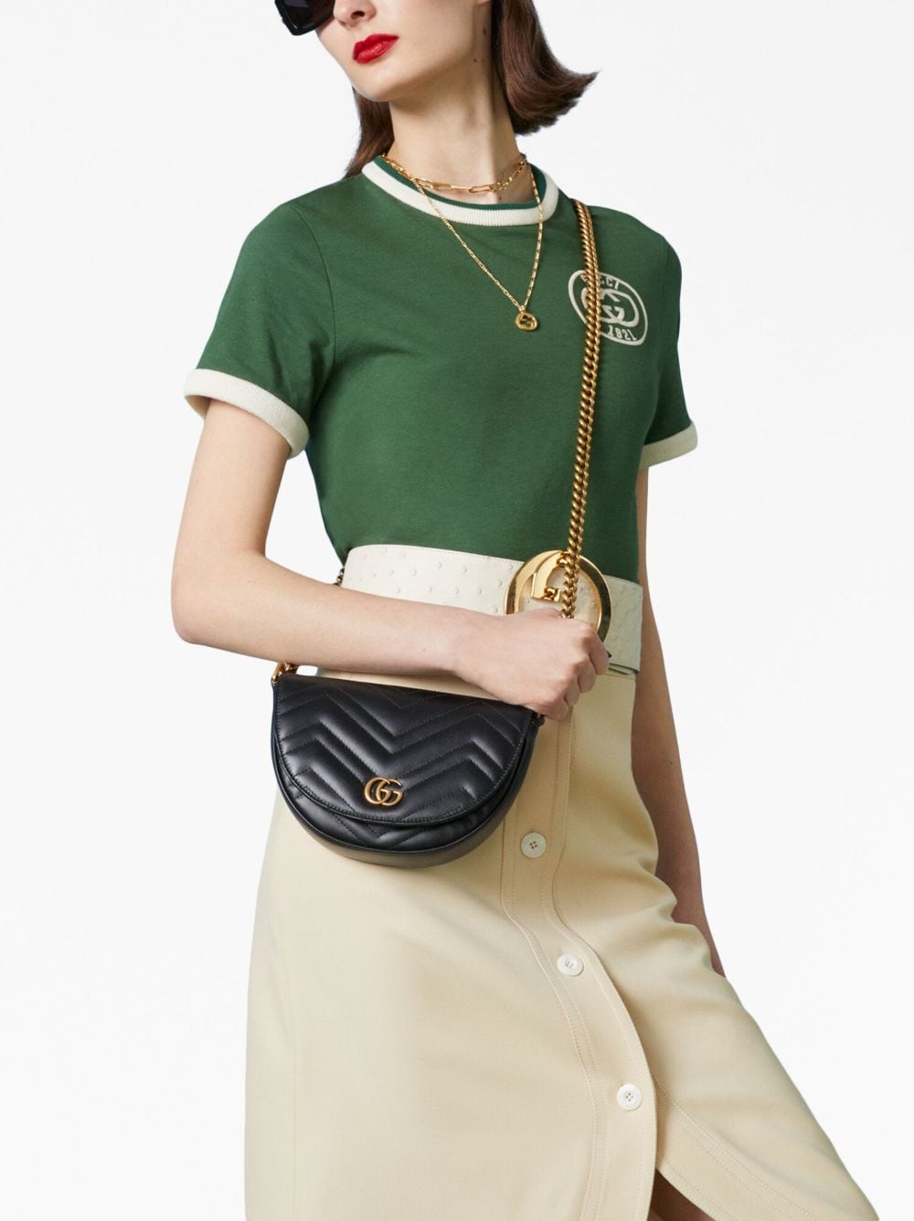 Gvc*1 Dupe GG Marmont matelassé mini bag