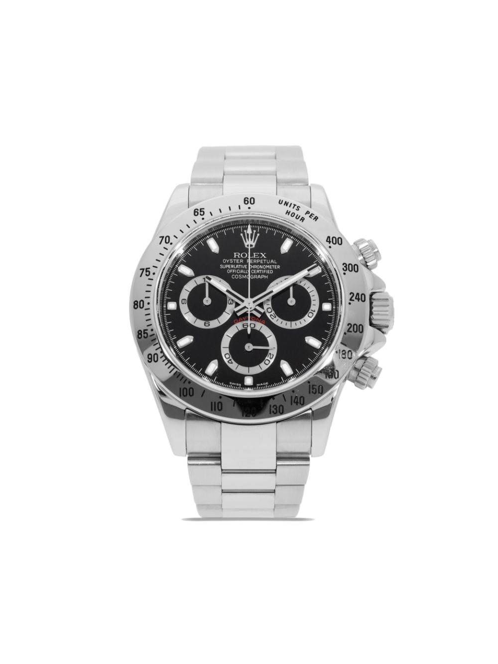 R01ex Daytona Replica 116520 Daytona Steel 40mm Black dial Y serial W Paper