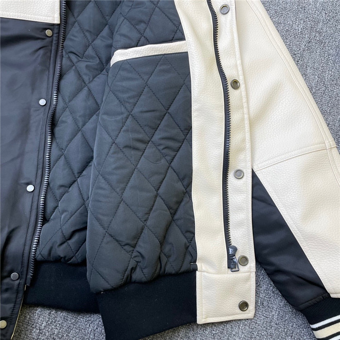2024ss LV Leather Jacket Top Version