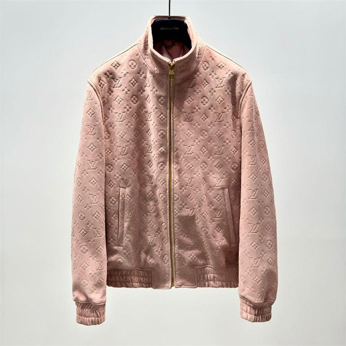 2024fw LV Leather Jacket Top Version