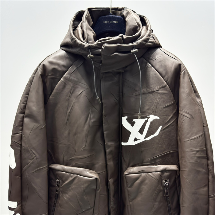 2024fw LV Real Leather Jacket Top Version