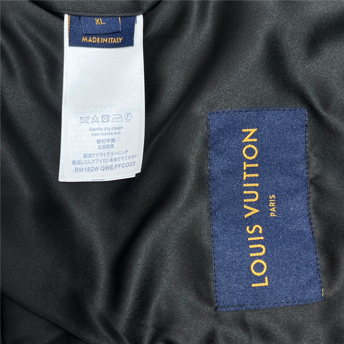 2023fw LV Real Leather Jacket Top Version
