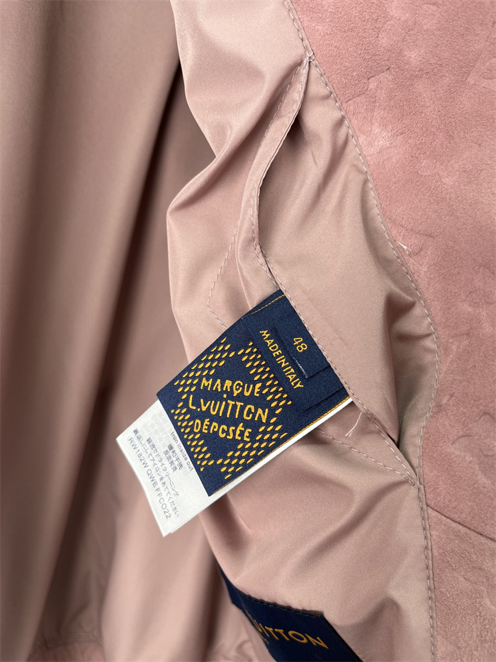 2024fw LV Leather Jacket Top Version