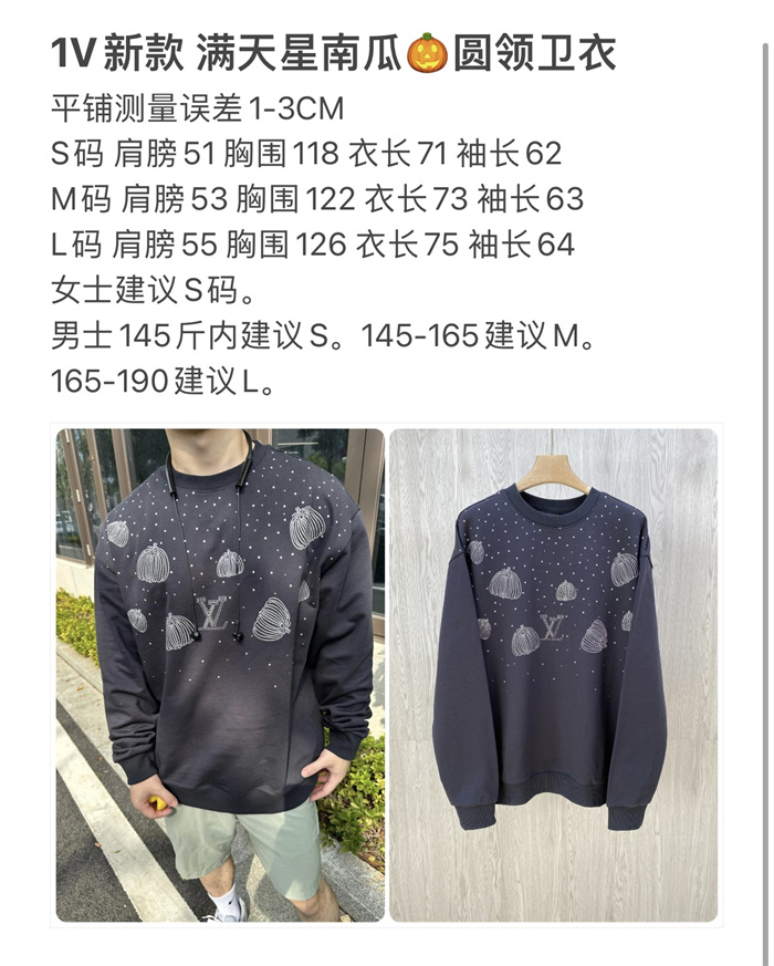 2024fw LV Sweater Top Version