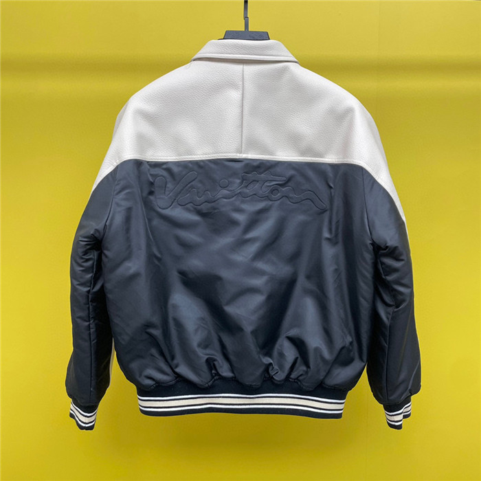 2024ss LV Leather Jacket Top Version