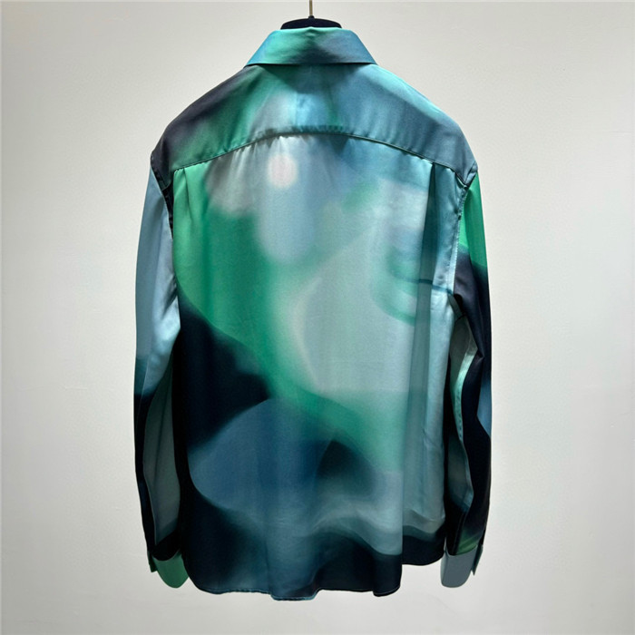 2023fw LV Silk Shirt Top Version