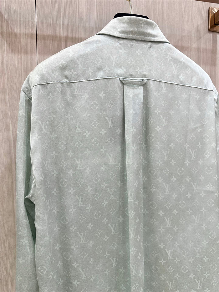 2024fw LV Real Silk Shirt Top Version