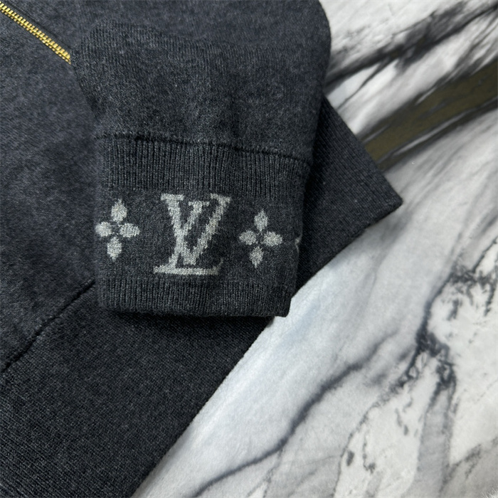 2024fw LV Zipper Sweater Top Version