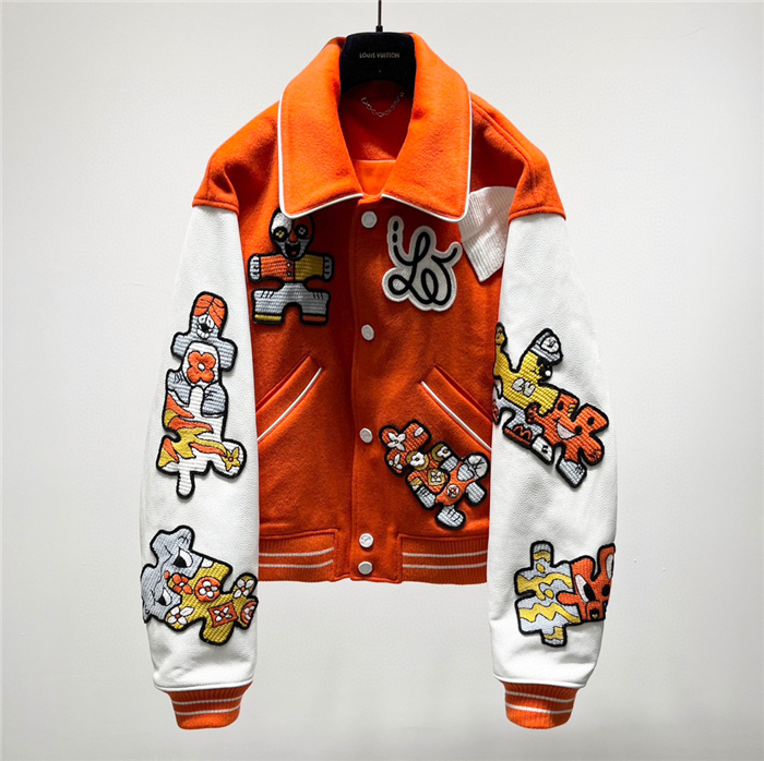 2023fw LV Real Leather Jacket Top Version