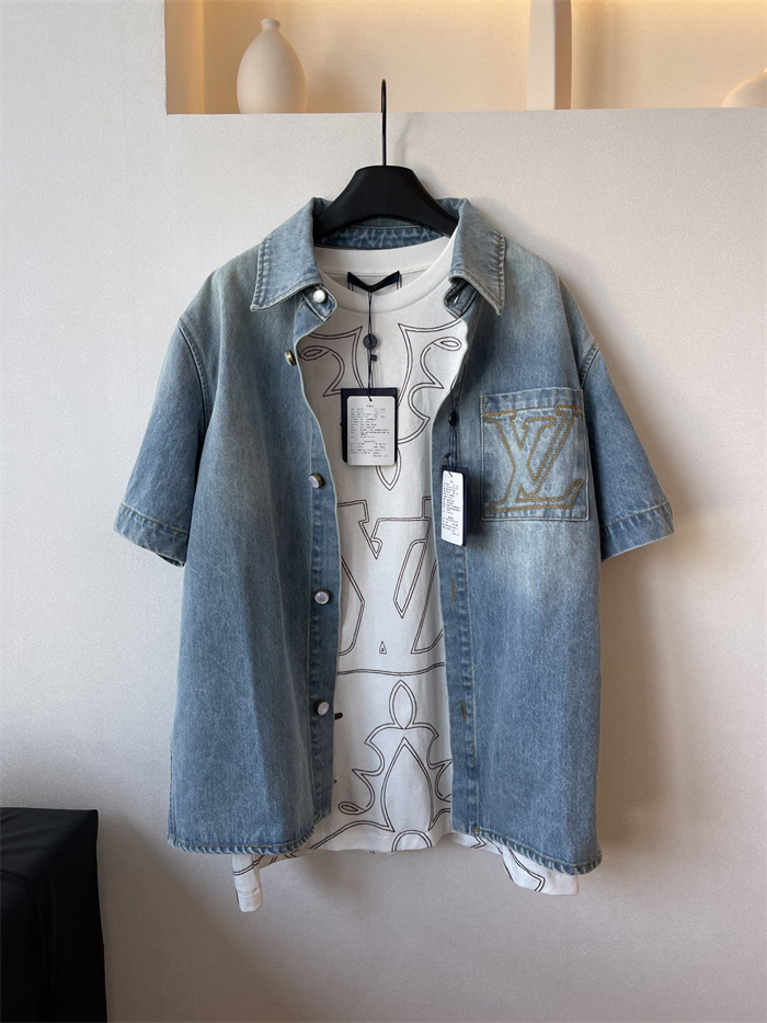 2024fw LV Shirt Jacket Top Version
