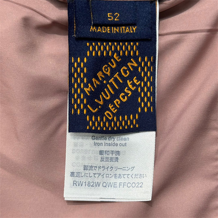 2024fw LV Leather Jacket Top Version